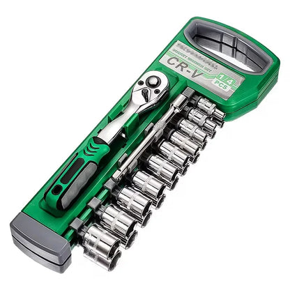 ProTorque™ 3-in-1 Ratchet Socket Wrench Set