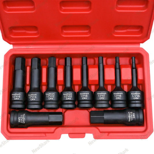 ProTorque 10-Piece Master Impact Hex Driver Set