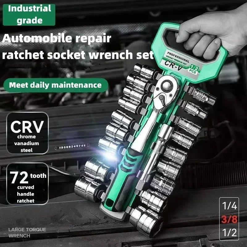 AutoFix™ Pro Socket Wrench Set: Precision Tools for Every Repair